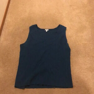 SEMANTIKS dark teal tank top